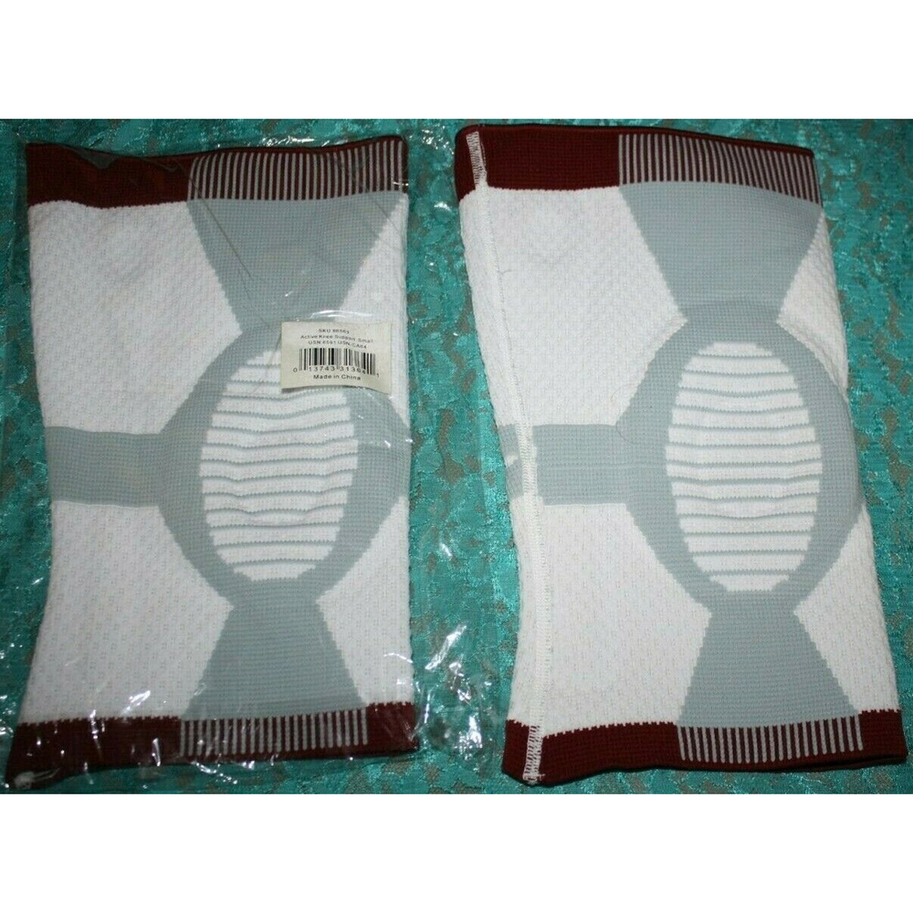 BREATHABLE ACTIVE ELASTIC KNEE SUPPORT WITH GEL PAD SZ S CA64 NEW